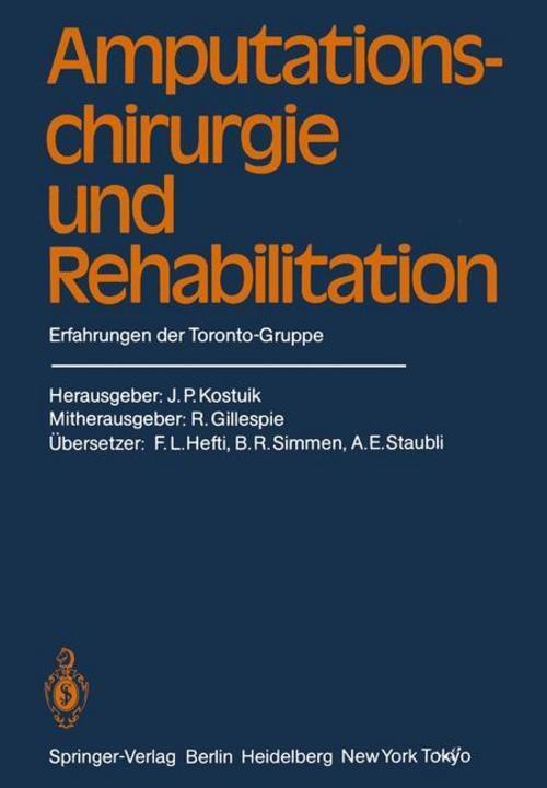 Thumbnail - Amputationschirurgie Und Rehabilitation, J. P. Kostuik