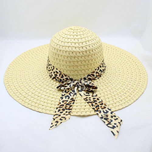 Women Brim Straw Hat Sun Floppy Wide Brim Hats Bowknot Folding Beach Caps Hom JE - Picture 14 of 24