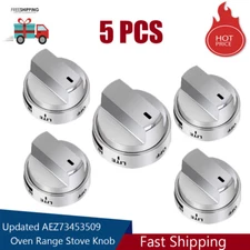 AEZ73453509 Stove Knobs Replacement Gas Oven Range Control Knobs LG & Kenmore