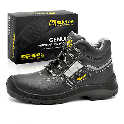 Men's ESD Work Safety Indestructible Shoes Steel Toe Bulletproof Boots Size 5-13