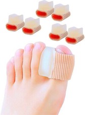 4-12pcs Gel Toe Spacer Separators, Bunion Corrector for Overlapping Toe