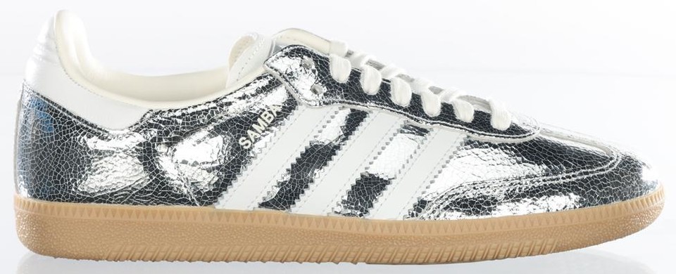 adidas Samba OG Cracked Metallic Pack - Silver W for sale | eBay