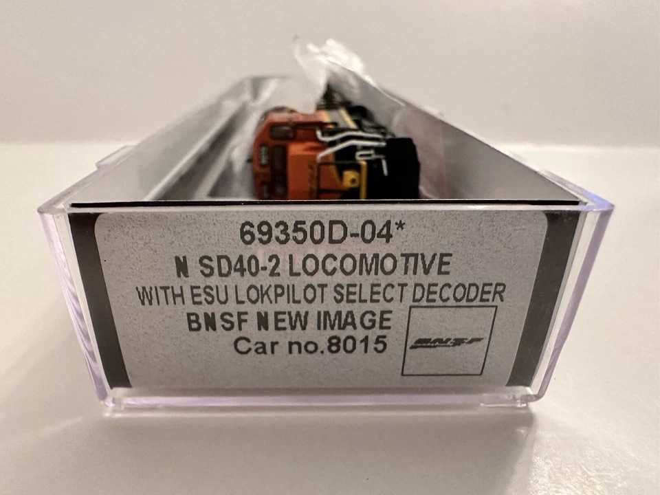 InterMountain N Scale SD40-2 Loco BNSF New Image #8015 - Image 4 of 4