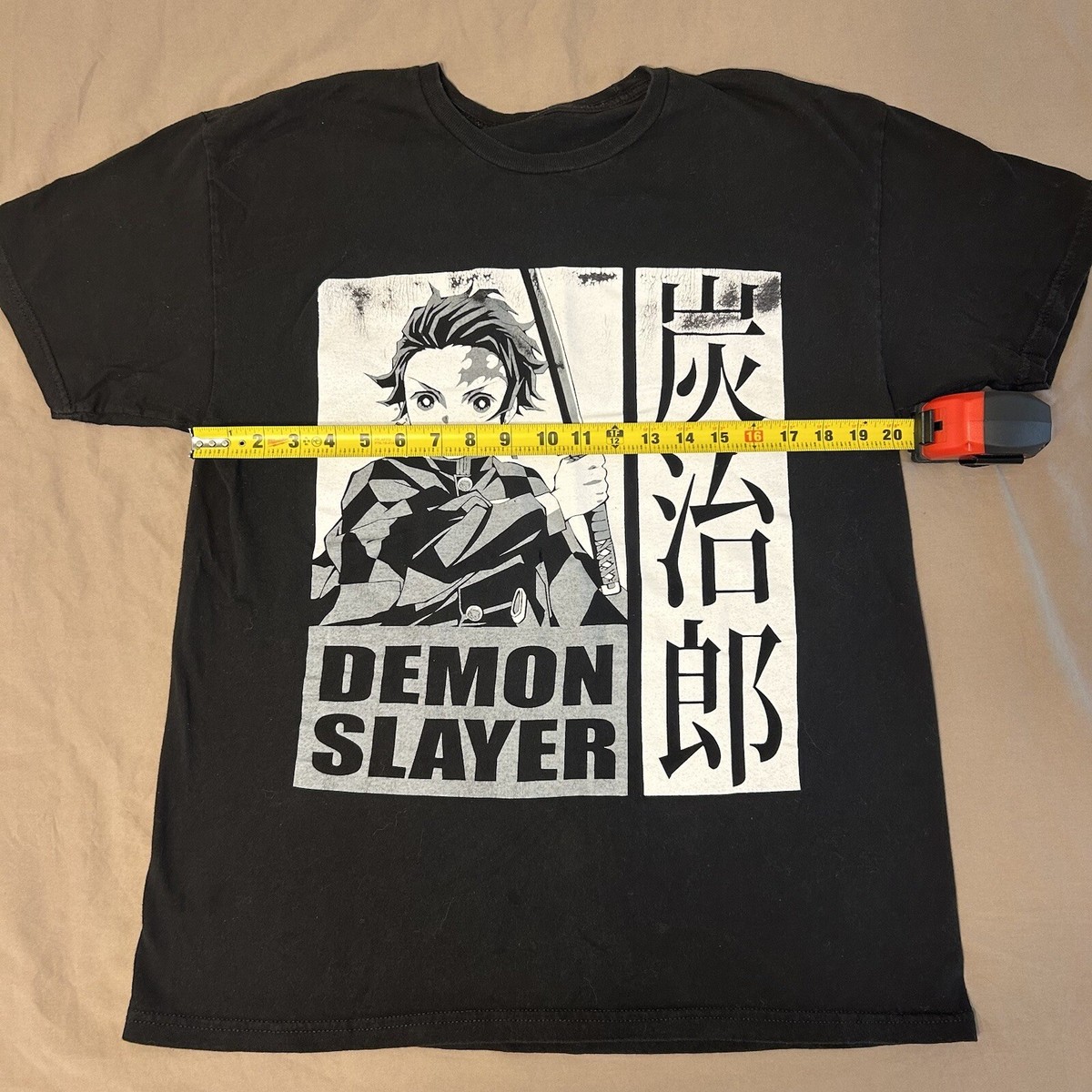 Demon Slayer Tanjiro Kamado Black And White Anime/Manga Graphic T