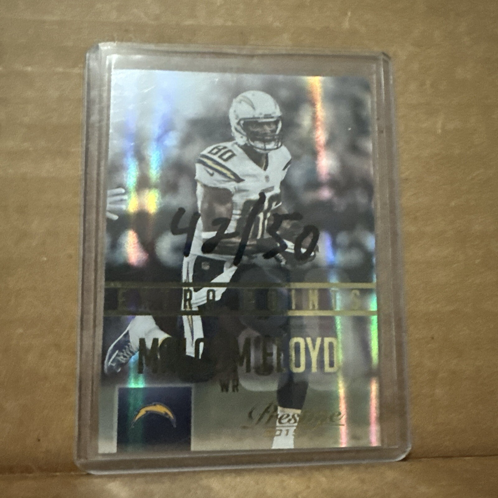 2015 Panini Prestige Extra Points Gold 42/50 Malcom Floyd #177
