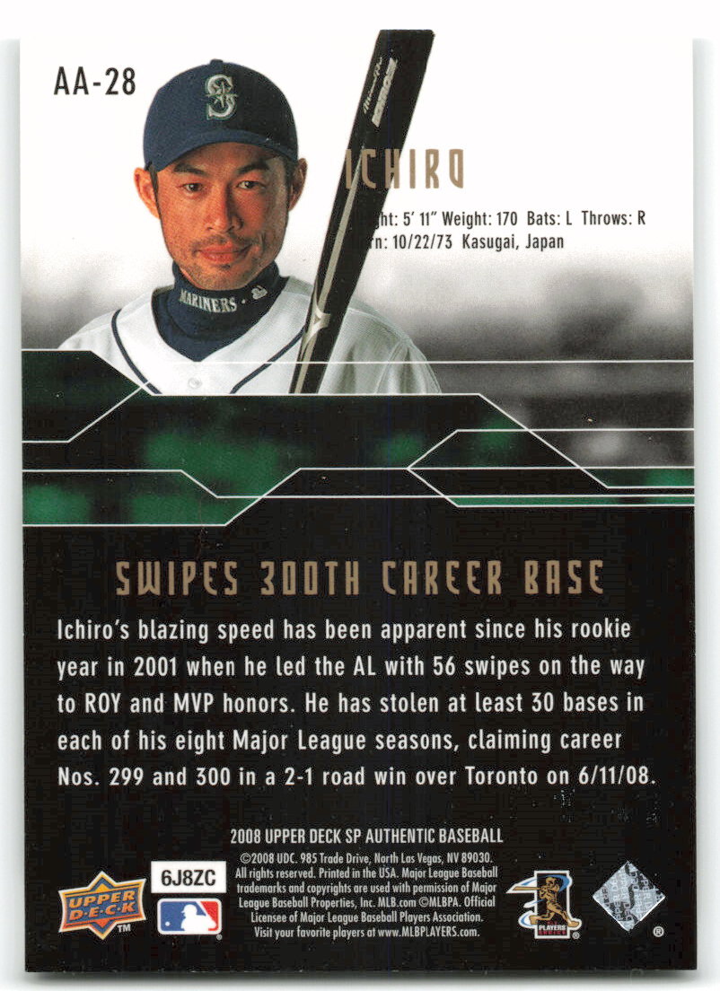 その他 2008 UPPERDECK PRINTING PLATE ICHIRO その他 2008 UPPERDECK PRINTING PLATE ICHIRO その他 2008 UPPERDECK