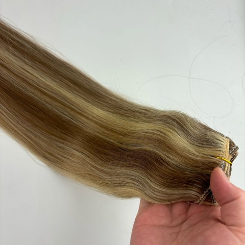 Double Weave Sew In Weft Hair Extensions RemyRussian Human Hair Machine Weft100g - Picture 82 of 94