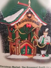 Dept 56 Alpine Village Christmas Market ~ The Ornament Booth #804441 ~  IN BOX