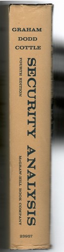Benjamin GRAHAM / David DODD-1962-SECURITY ANALYSIS (hrdcvr) WALL STREET CLASSIC - Picture 2 of 6
