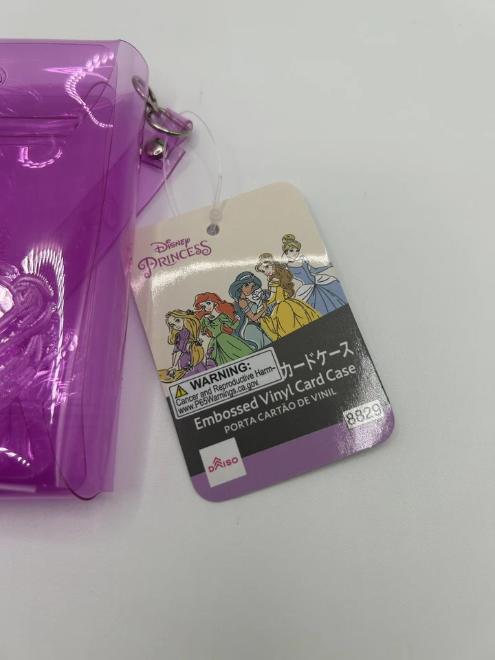 Novo com etiquetas Enrolado Disney Princesa Rapunzel Estojo de Cartão de Vinil em Relevo Kingdom Hearts 3 - Imagem 2 de 4