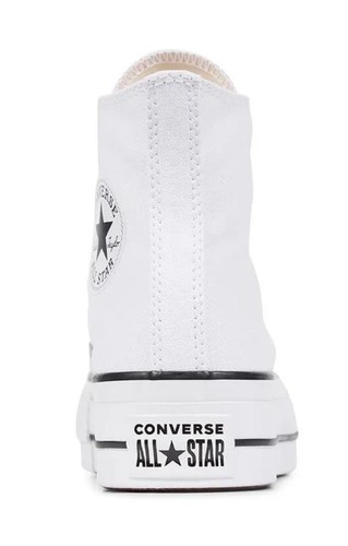CONVERSE SNEAKER DONNA PLATFORM ALTA CHUCK TAYLOR ALL STAR 560846c BIANCO - Imagen 6 de 6