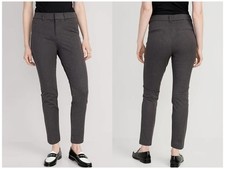 Old Navy High-Waisted Pixie Skinny Ankle Pants in Gray Size 4