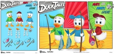DuckTales DAH-069  Huey, Dewey & Louie 10 cm Actionfiguren 3er-Pack