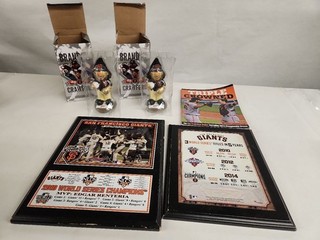 Sf Giants Collectibles Lot: Bobbleheads & More! (7.6 Lbs.)