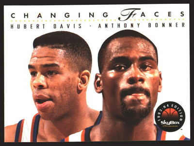 1993-94 Skybox Premium #309 Hubert Davis / Anthony Bonner