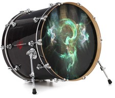 Vinyl Decal Skin for 20" Bass Kick Drum Head Alone