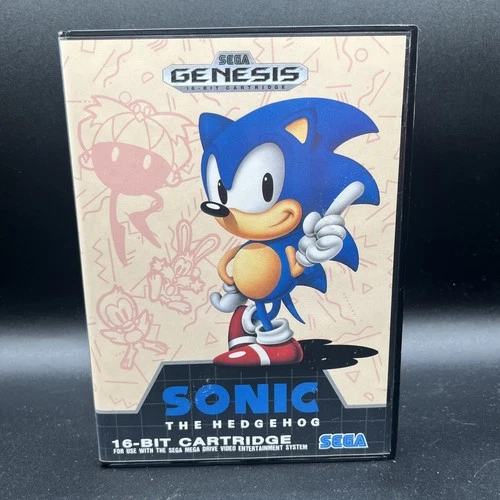 Sonic the Hedgehog Sega Genesis CANADIAN VERSION - CIB (Game Case Manual )