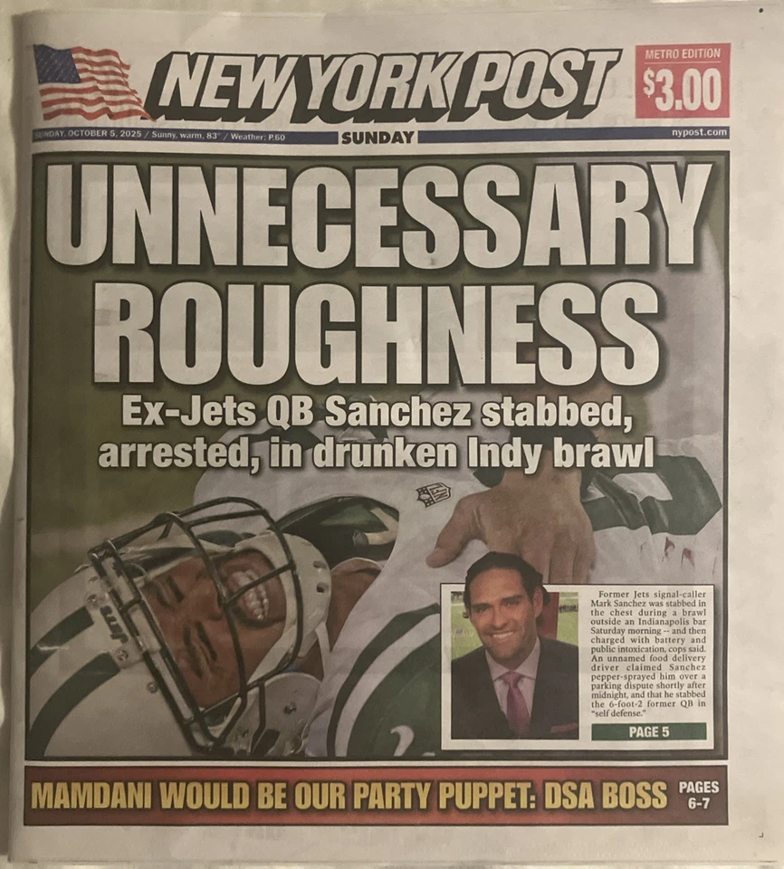 🏈🚑EX-NFL QB 标志 SANCHEZ 事件文章 — 第 2/4 张图片