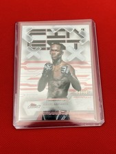 2025 Topps Finest UFC Israel Adesanya Red Refractor /10 #17