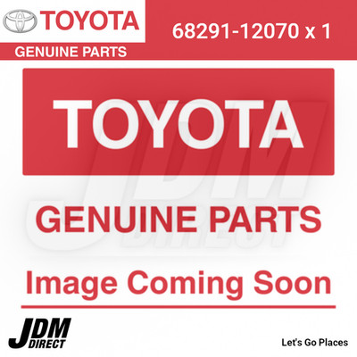 TOYOTA COROLLA LEVIN AE86 AE85 WETTERLEISTE TÜRSCHEIBE HINTEN 68291-12070 NEU