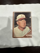 1962 Topps - Fred Hutchinson #172; Manager Of The Cincinnati Reds