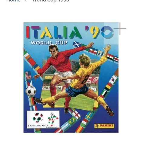 LOTTO N. 5 RARE FIGURINE PANINI MONDIALI "ITALIA 90" A SCELTA TRA LE INDICATE