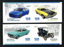 2025 Ford 100 Years in Australia - MUH Set of 4 Booklet Stamps