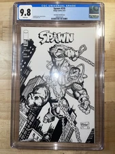 SPAWN 319 COVER D MCFARLANE 1:5 BW VARIANT CGC 9.8 IMAGE COMICS 2021