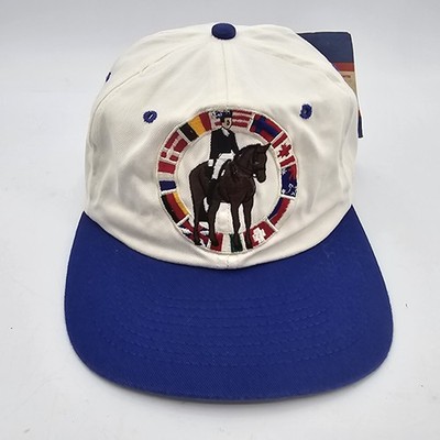 NWT Vintage Atlanta 1996 Olympics Equestrian Event Adjustable Strap Back Hat 