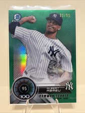 2018 Bowman-Bowman Scouts' Top 100 Albert Abreu #BTP-95 Green Refractor /99 (RC)