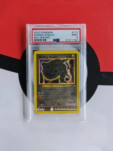 Shining Steelix 112/105 Neo Destiny Rare Pokémon Card WOTC TCG 2002 PSA 9