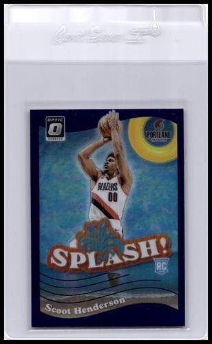 Scoot Henderson  [Purple] #15 2023 Donruss Optic Splash card