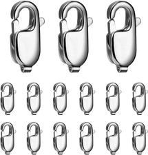 15PCS 18MM Lobster Clasps 316 Stainless Steel Lobster Claw Clasps Bulk for Neckl