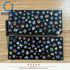 For Nintendo New 3DS Top Bottom Cover Shell Faceplate Case Pokemon Sprites USA