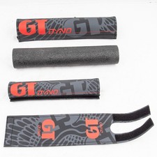 GT DYNO Interceptor Re-Issue Retro BMX Padset Black and RED New In Package Pads