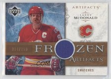 2006 Upper Deck Artifacts Frozen Swatches 214/250 Lanny McDonald #FA-LM HOF 0af