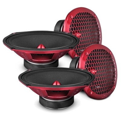 4 Pack DS18 6x9'' Midrange Loudspeakers 400 Watts Max 8 Ohm Car Audio PRO-X698BM