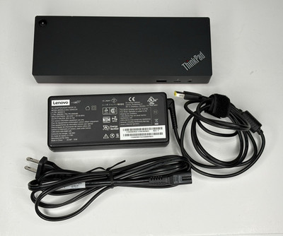 Lenovo ThinkPad Thunderbolt 3 Workstation Dock Gen 2 40AN w/ 135W AC Adapter