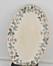 Vintage Staffordshire Bone China Plate Midwinter  Large Oval Platter 14" x 11"
