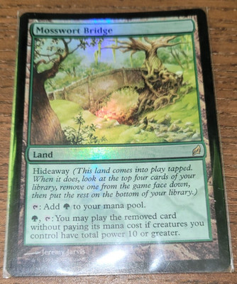 Magic the gathering MTG Mosswort Bridge Mooswurz Brücke ENG FOIL RAR Lorwyn