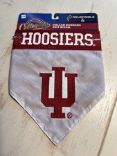 Indiana University Hoosiers Reversible Pet Collar Bandana Size L/XL