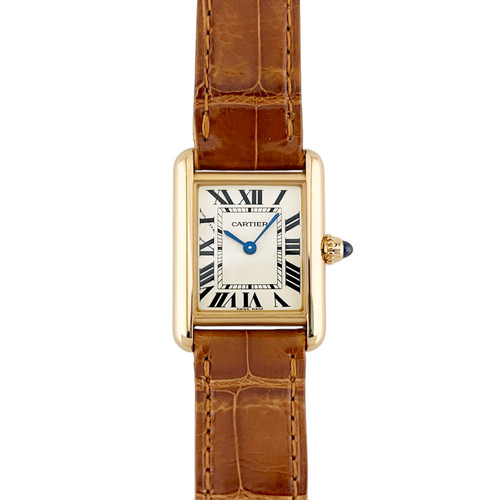 Cartier Tank Louis Cartier 18k yellow gold ref. W1529856 / 2442, complete set