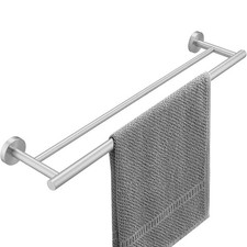 Towel Rack for Bathroom, 24 Inch Dual Towel Bar, Stainless Steel Wall Mounted...