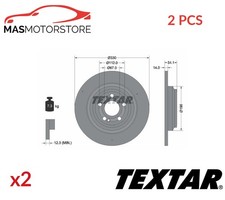 BREMSSCHEIBEN SATZ PAAR HINTEN TEXTAR 92306905 2PCS A FÜR MERCEDES-BENZ GLE