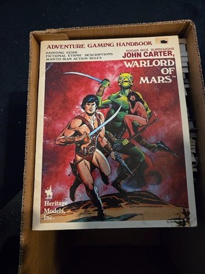 ADVENTURE GAMING HANDBOOK - WARLORD OF MARS RPG- HERITAGE MODELS, INC.