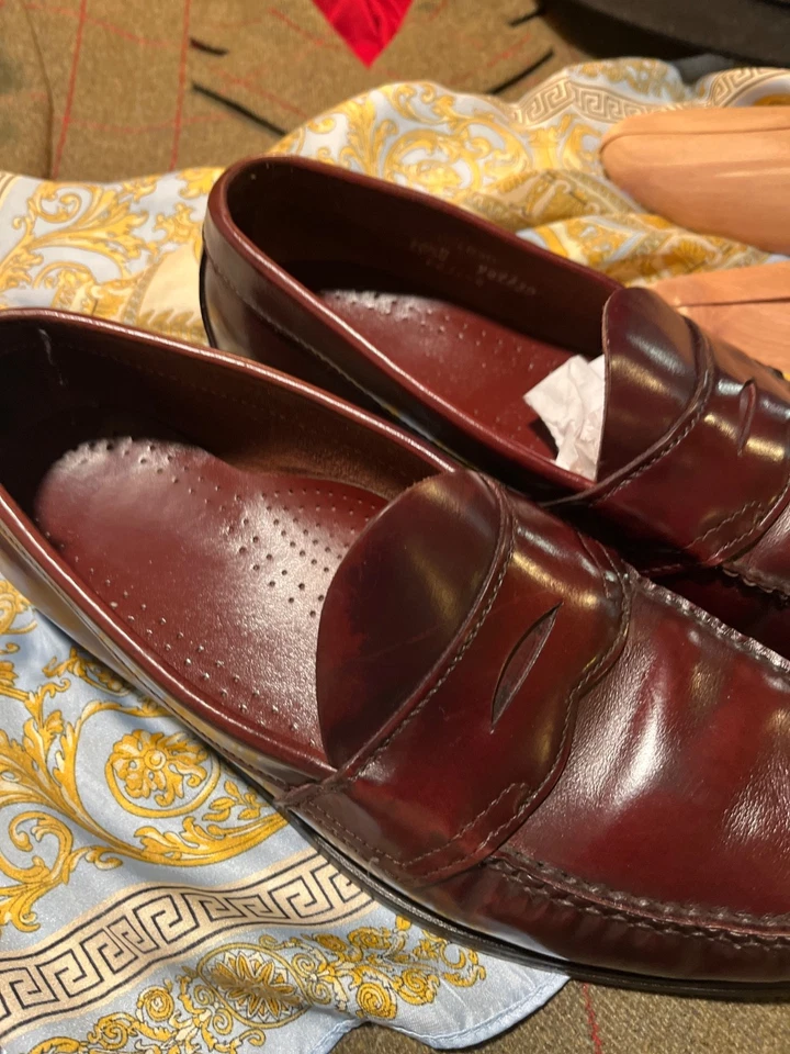 Mocasines clásicos vintage Dexter Goes Weejuns borgoña/cordobés/sangre de buey 10,5 D Foto 4 de 4