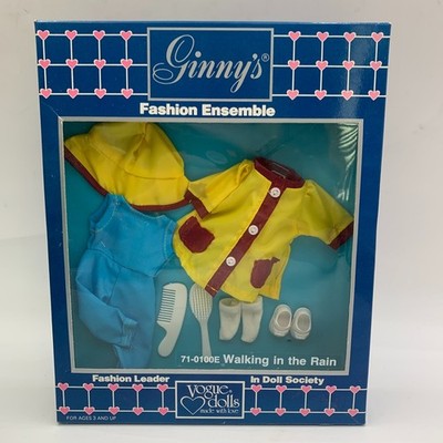 Ginny Dolls Fashion Walking In The Rain Vogue Dolls 1986 No 710100E NRFB Vogue