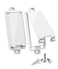 Light Switch Guard Child Safety Wall Plate Cover White Screw Mount 2 Pack