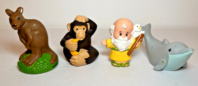 Fisher Price Little People Animal Lot of 4 Noah Ark Replacement