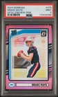2024 Panini Donruss #379 Drake Maye Optic Preview Pink Rookie PSA 9 MINT